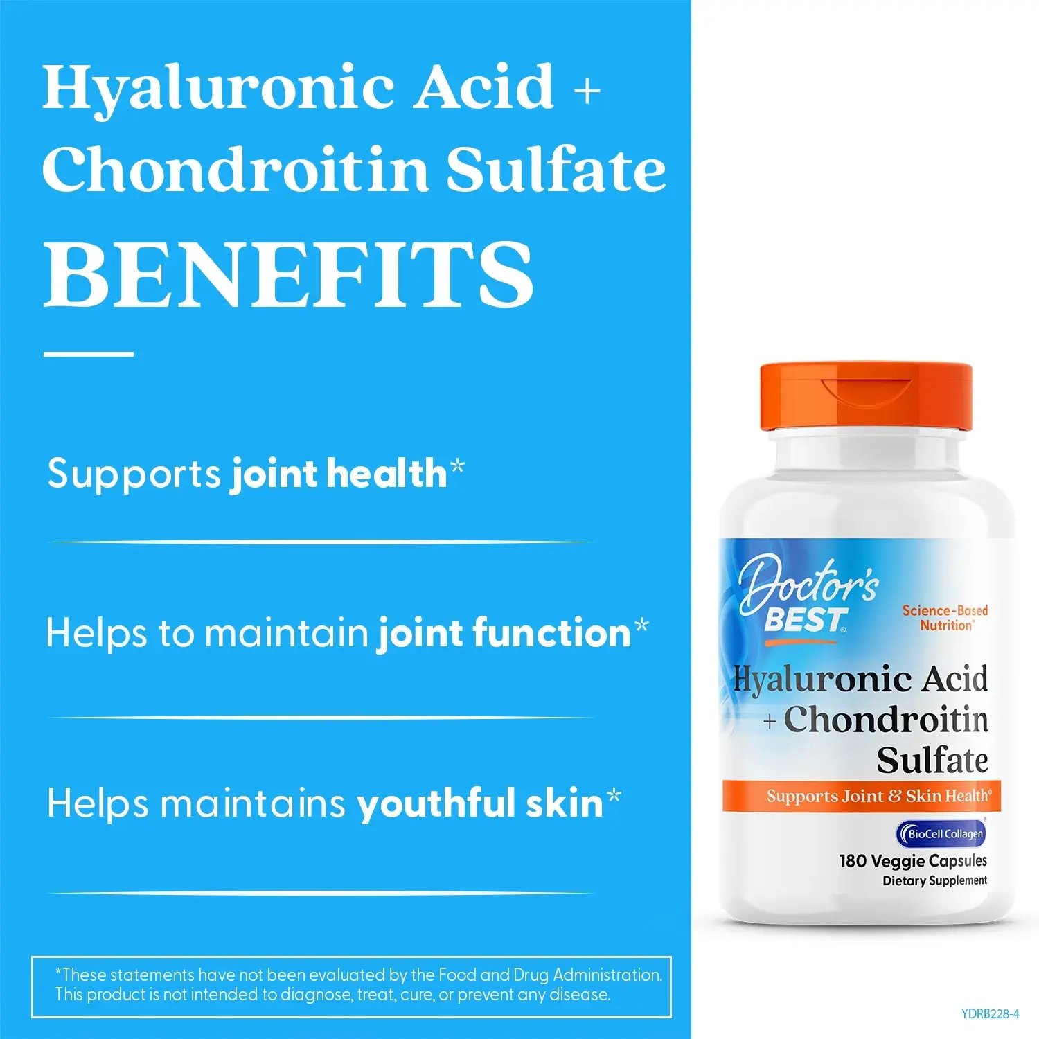 Doctor’s Best Hyaluronic Acid + Chondroitin Sulfate